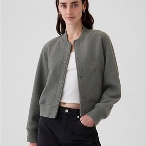 Gap Women's Gray Bomber Jacket